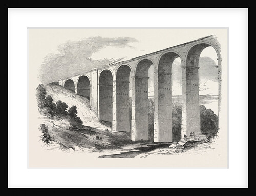 The North Staffordshire Railway: The Congleton Viaduct. UK, 1849 by Anonymous