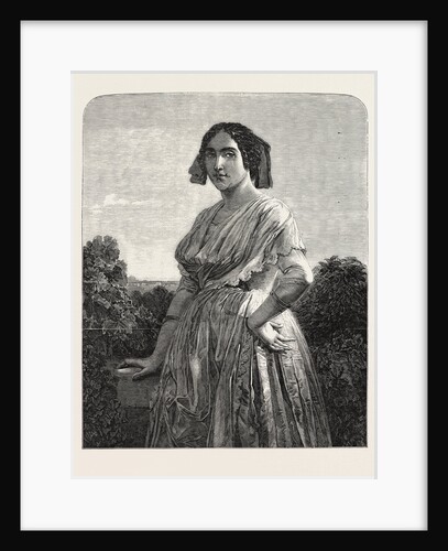 Roman Country Girl. From a Painting by Riedel by Anonymous