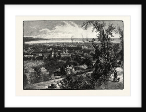 Hamilton and Burlington Bay, from the Mountain, Canada by Anonymous