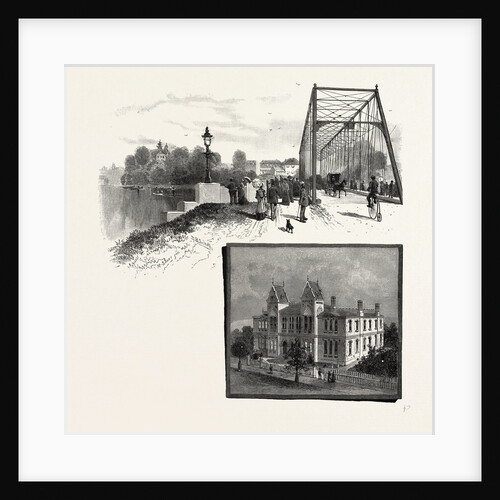 Lorne Bridge, Brantford (Top), Collegiate Institute, Brantford (Bottom), Canada by Anonymous