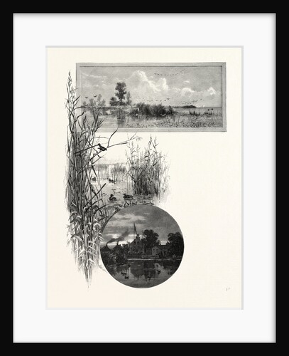 Duck Shooting, Long Point (Top); Club House (Bottom), Canada by Anonymous