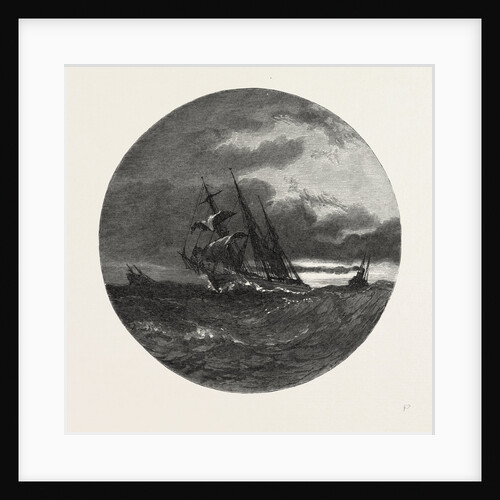 A Storm on Lake Erie, Canada by Anonymous