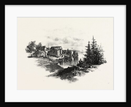 A Fishing Station on Lake Huron, Canada by Anonymous