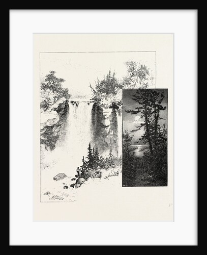 Eugenia Falls, and a Glimpse of Georgian Bay, Canada by Anonymous