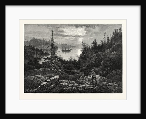 Parry Sound, from the Heights Near Parry Sound Village, Canada by Anonymous