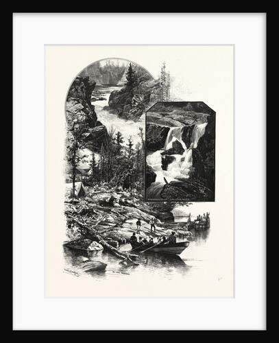 Muskoka Scenery: Giant's Causeway; Minnehana Falls, Skeleton River, Canada by Anonymous