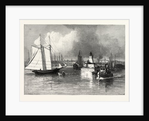 The Harbour-Mouth, Cobourg, Canada by Anonymous