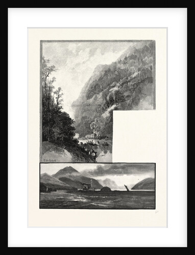 South Eastern Quebec, Owl's Head, from Mountain House (Top); Owl's Head, from Lake Memphremagog (Bottom), Canada by Anonymous