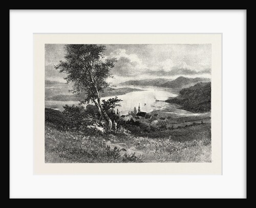 Isle Aux Coudres, and the St. Lawrence, from Les Eboulements, Canada by Anonymous