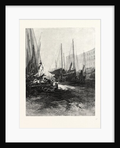 New Brunswick, Market Slip, St. John, at Low Tide, Canada by Anonymous