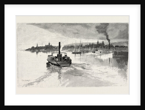 New Brunswick, Fredericton, from the River, Canada by Anonymous