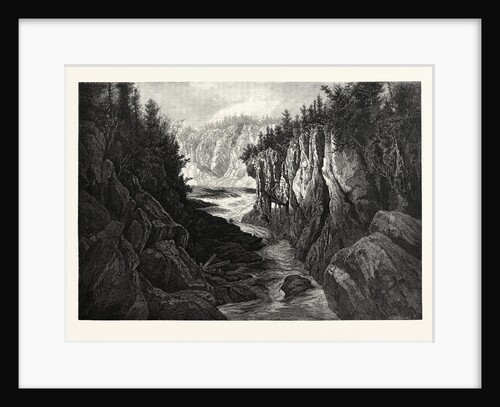 New Brunswick, Gorge below Grand Falls, St. John River, Canada by Anonymous