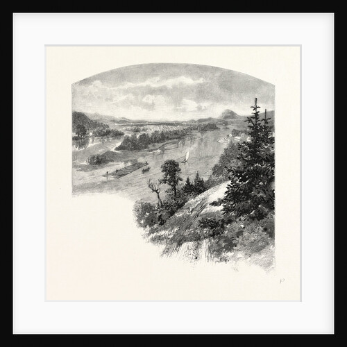 New Brunswick, Restigouche River, from Prospect Hill, Canada by Anonymous