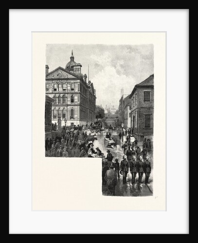 Nova Scotia, Looking Up George Street, Halifax, Canada by Anonymous