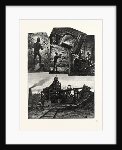 Nova Scotia, Mining Scenes in the Caledonian Mines, Canada by Anonymous