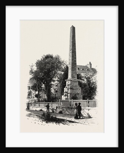 Monument to Wolfe and Montcalm., Canada by Anonymous