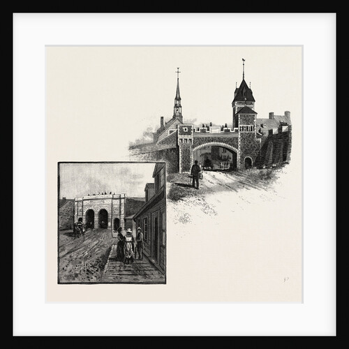 Quebec, St. John's Gate; Kent Gate, Canada by Anonymous