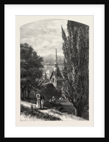 Looking Across the Esplanade to Beauport, Canada by Anonymous