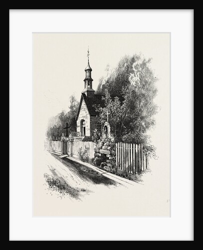 French Canadian Life, Chapel and Grotto at Ste. Anne De Beaupre, Canada by Anonymous