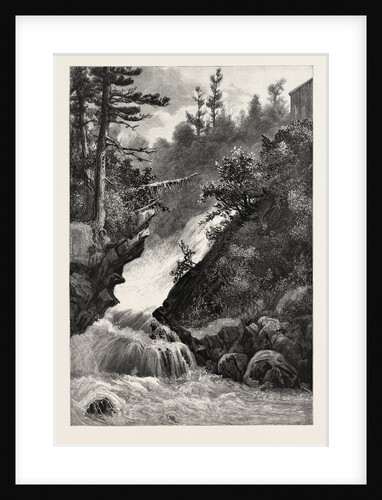 French Canadian Life, Falls of Lorette, Canada by Anonymous