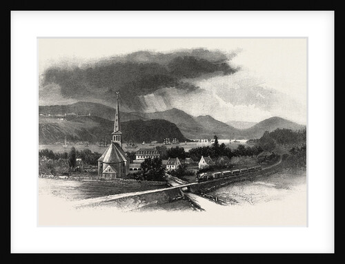 French Canadian Life, Cape Diamond, from St. Romuald, Canada by Anonymous