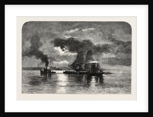 French Canadian Life, Light-Ship on the St. Lawrence, Canada by Anonymous