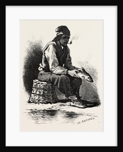 French Canadian Life, Half-Breed Fisherman, Canada by Anonymous