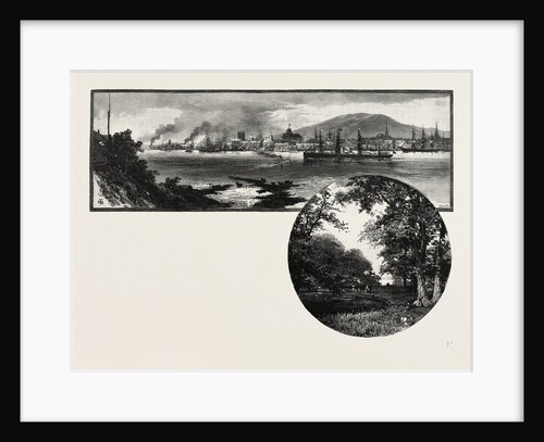 Montreal from St. Helen's Island (Top), the Island Park (Bottom), Canada by Anonymous