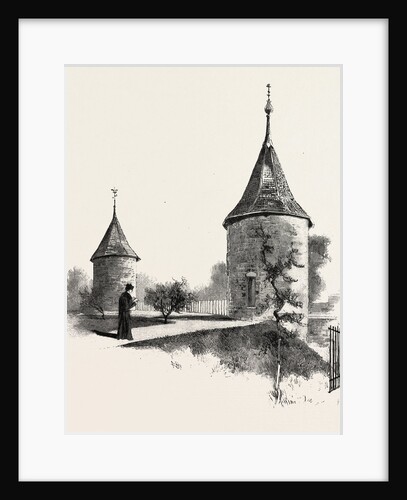 Ancient Towers at Montreal College, Canada by Anonymous