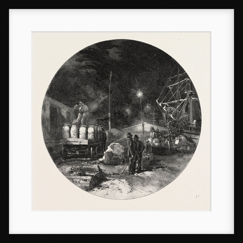 Montreal, Transferring Freight by Electric Light, Canada by Anonymous