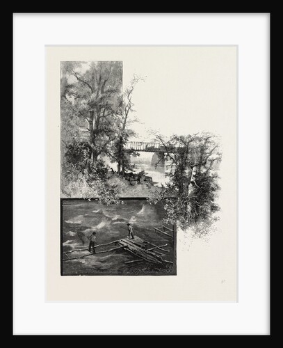 The Lower Ottawa, Back River Bridge, and Shad Fishing, Canada by Anonymous