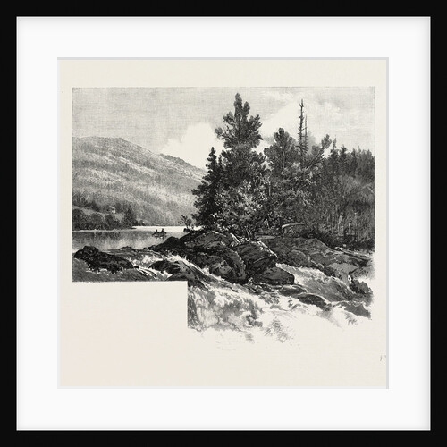 The Lower Ottawa, Mcgillivray's Chute, River Rouge, Canada by Anonymous
