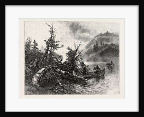Lower Ottawa, on the Portage, Lake Comandeau, Canada by Anonymous