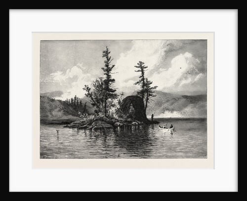 Trout Fishing on Lake Comandeau, Canada by Anonymous