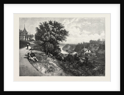 Ottawa, Mouth of Rideau Canal, from Parliament Hill, Canada by Anonymous