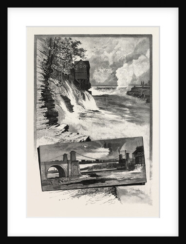 Ottawa, Chaudiere Falls, and Suspension Bridge, Canada by Anonymous