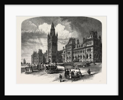 Ottawa, Main Buildings, Houses of Parliament, Canada by Anonymous