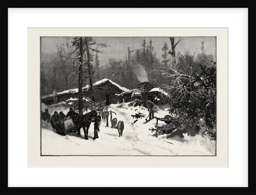 Lumbermen's Camp, Canada by Anonymous