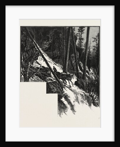 Snubbing, Lumbering, Canada by Anonymous
