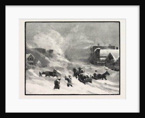 A Blizzard in Winnipeg, Canada by Anonymous