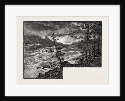 Rapids at Mouth of Saskatchewan, Canada by Anonymous