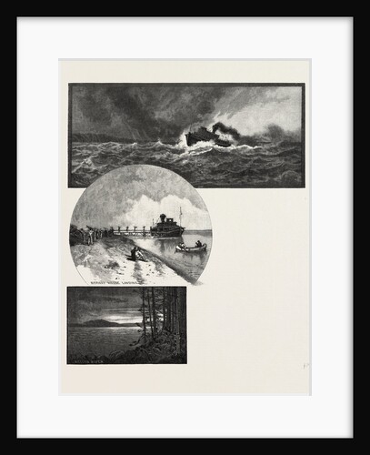 Storm on Lake Winnipeg; Norway House Landing, Canada by Anonymous