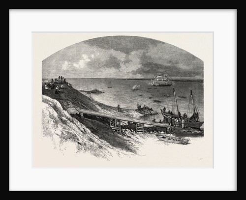 York Factory Arrival of Hudson's Bay Company's Ship, Canada by Anonymous