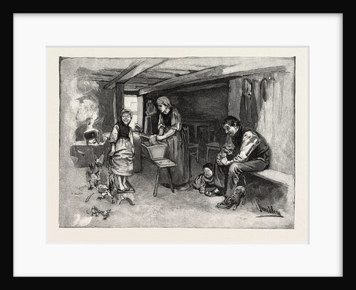 Interior of Mennonite Dwelling, Canada by Anonymous