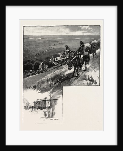 Emigrant Train, Assineboine Valley, Canada by Anonymous