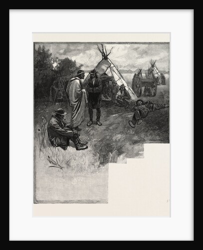 Winnipeg to Rocky Mountains, Camp, Canada by Anonymous