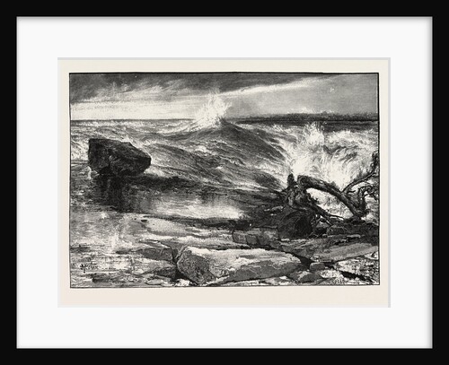 Niagara District, Rapids above the Falls, Canada by Anonymous