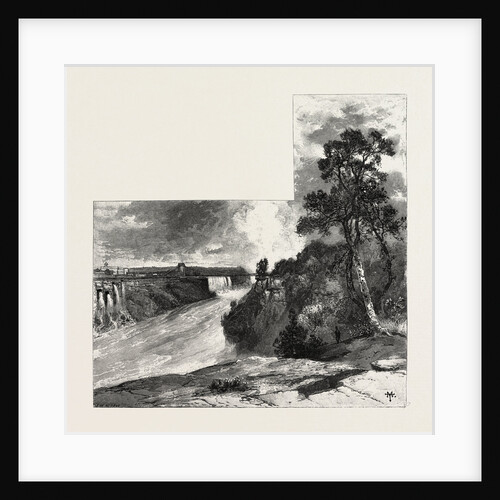 A Glimpse of the Niagara Falls from Clinton, Canada by Anonymous