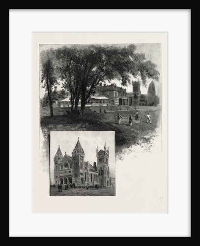 Lieutenant-Governor's Residence (Top); St. Andrew's Church (Bottom), Toronto and Vicinity, Canada by Anonymous