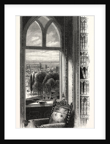 Windsor Castle: View from the Library Window by Anonymous